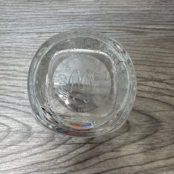 McDonald's Walt Disney World Celebration 2000 3D Mickey Mouse Square Clear Glass - Picture 7 of 7